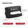 phngj8 Car Logo Center Console Armrest Tissue Box Seat Back Hanging Paper Boxs For Alfa Romeo 159 Giulietta 156 147 Giulia Mito GT