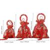 10 шт. Канвас в китайском стиле с цветочным рисунком, сумка-мешок на завязках, большая вместимость, корейский стиль, праздничная сумка для сахара, свадебные ручные сумки для конфет