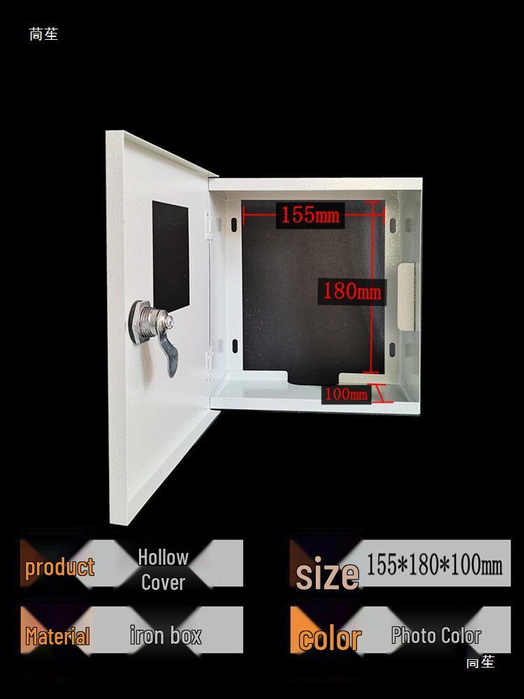 Single-Phase Fire Meter Dustproof Rainproof Cover for Indoor Distribution Box.
