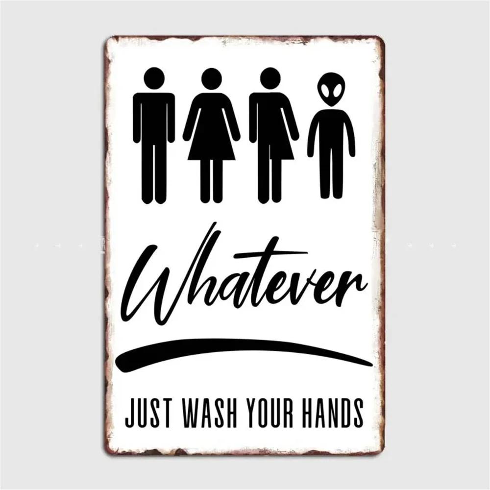 Funny Toilet Metal Painting Tin Sign Retro Picture Vintage Corrosion Plaque Board Man Cave Cafe Bar Cinema Bathroom Wall Deco