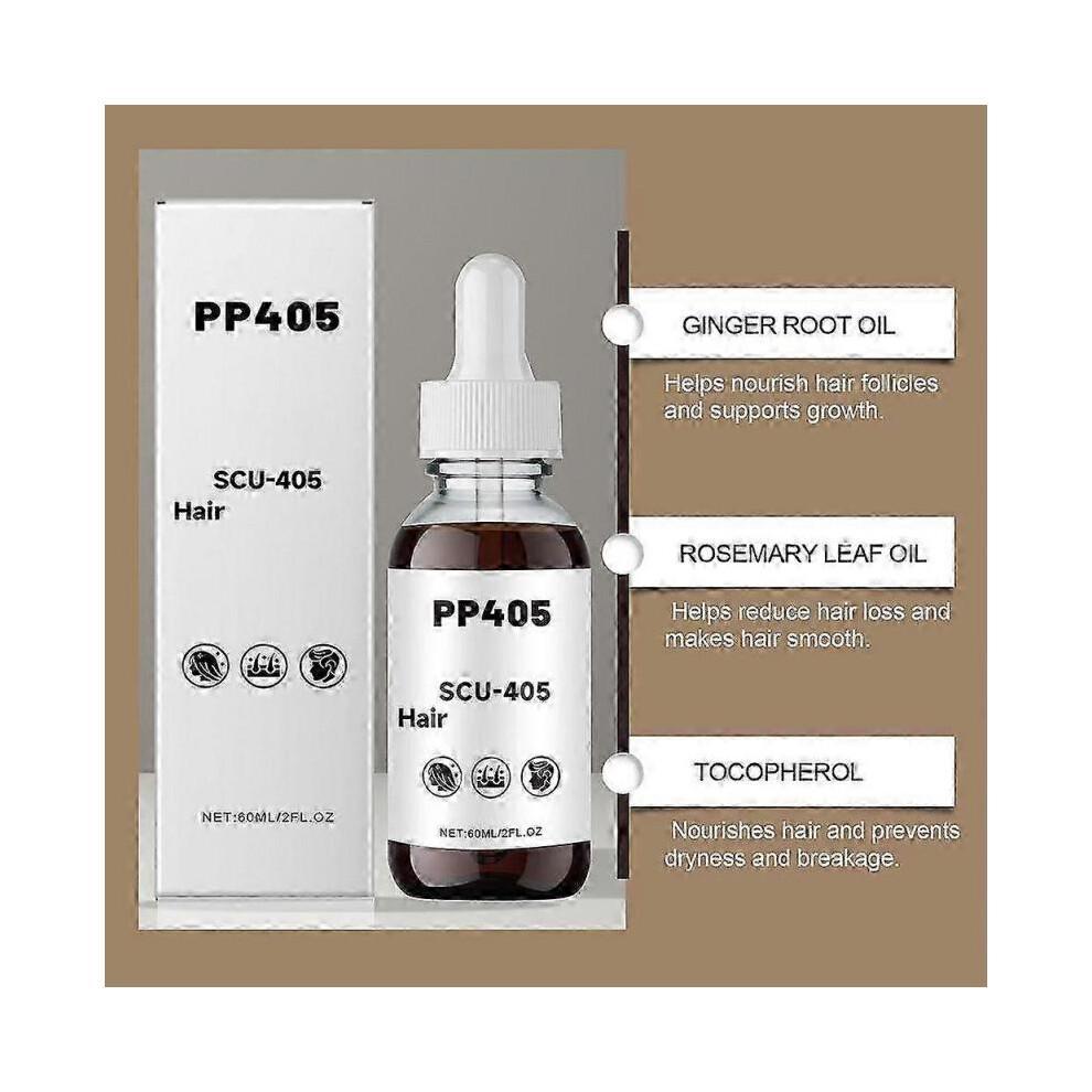 PP405 Hair Treatment | Hair Growth Oil | Anti-Hair Loss | Quickly Absorbed & Non-Greasy | Hair Serum Growth for All Hair Types | 60ML