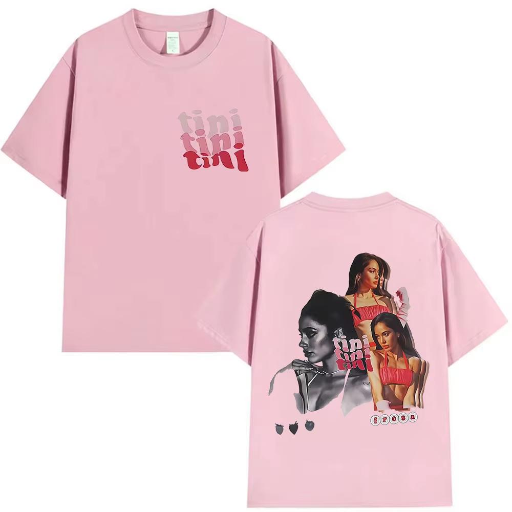 Singer TINI STOESSEL Futtura Tour Album Merch Tshirts UNISEXs Women Pop Music Short Sleeve Tshirts Fashion Summer Shirts