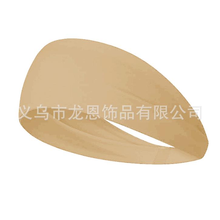 Бег Фитнес Головная Повязка Для Мужчин И Женщин Спорт Йога Пояс Впитывающий Пот Эластичный Головной Платок Однотонный Головной Платок