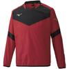 Mizuno Футбольная Длинная Узкая Китайская XXL Куртка, Рукав, Ветрозащитная, Приталенная, P2ME9300, Красный,