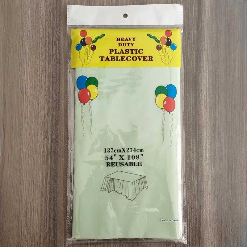 1/4 шт. однотонная одноразовая пластиковая скатерть, складная, подходит для свадеб, выпускных церемоний и рождественских вечеринок