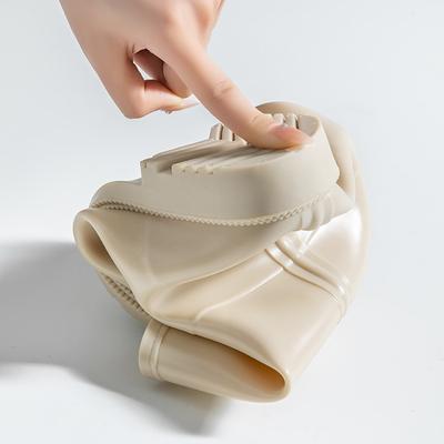 Модные женские резиновые сапоги средней длины, высокие водонепроницаемые, для улицы, для рыбного рынка, в морском стиле, дождевая обувь, нескользящая подошва, водная обувь