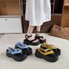Thick-soled small sandals women's 2025 new summer wear high-end feeling with skirt toe-increasing flip-flops