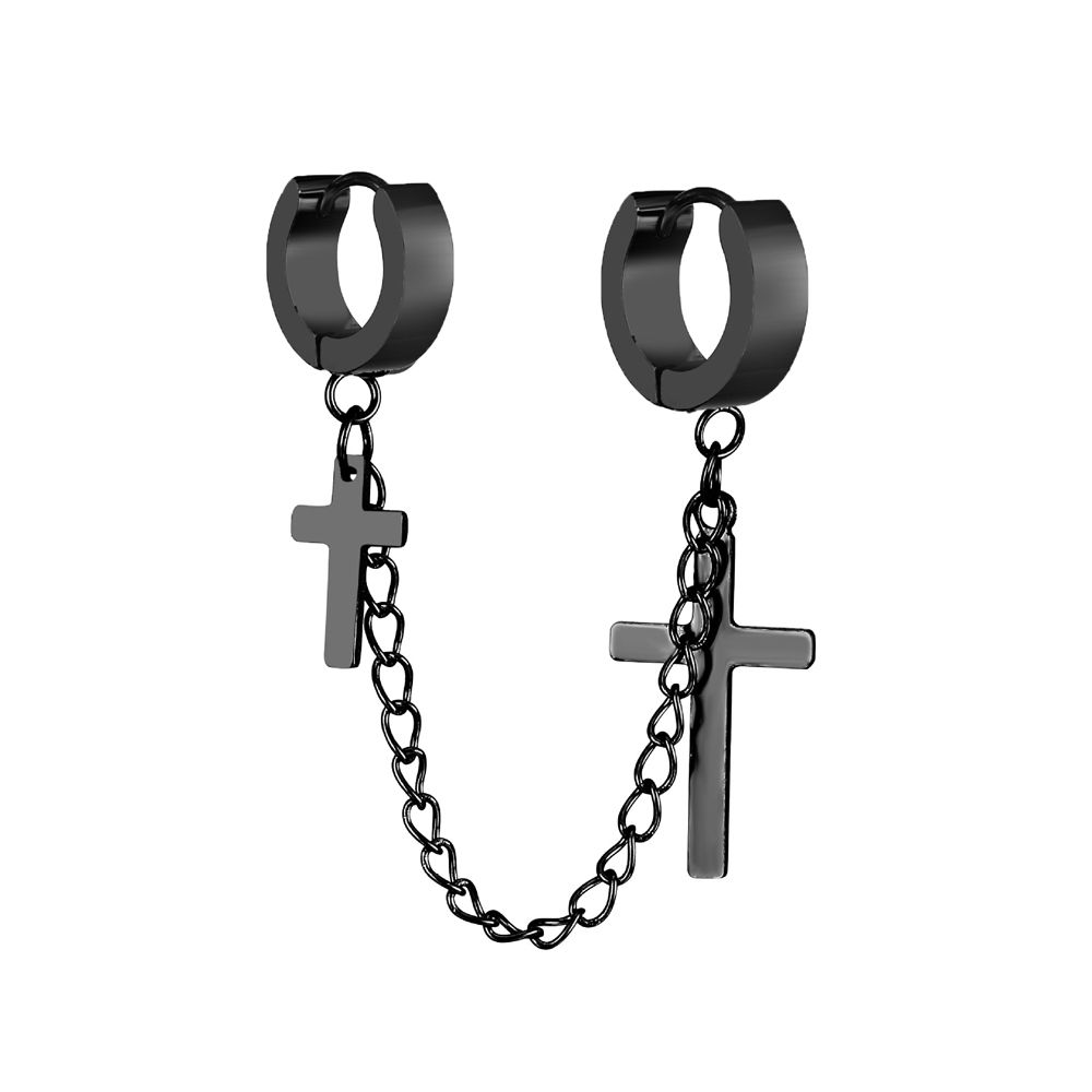 Titanium Steel Clip On Earrings Women Ear Clip Korean Stud Earrings Men Ear Cuff Dangle Earrings