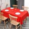 Rectangular Plastic Tablecloth Pvc Waterproof Antifouling Cover Outdoor Dining Table Cloth