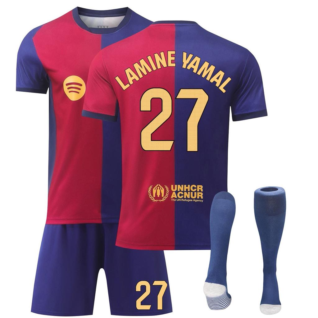 2425Barcelona Jerseys Комплект спортивной формы для футбольного тренировочного костюма