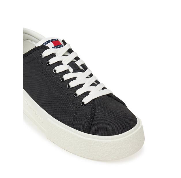 Tommy Jeans Кроссовки Tjw Flatform Canvas Sneaker EN0EN02792 черный