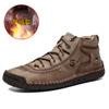 New Retro Large Size Martin Boots Men's Outdoor Casual Men's Leather Shoes Velvet High-top Cotton Shoes Directly from the Manufacturer 48
