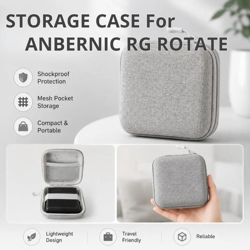 Защитный кейс для хранения из ЭВА для портативной игровой консоли Anbernic RG Rotate, ударопрочный, противоударный, портативная сумка для переноски