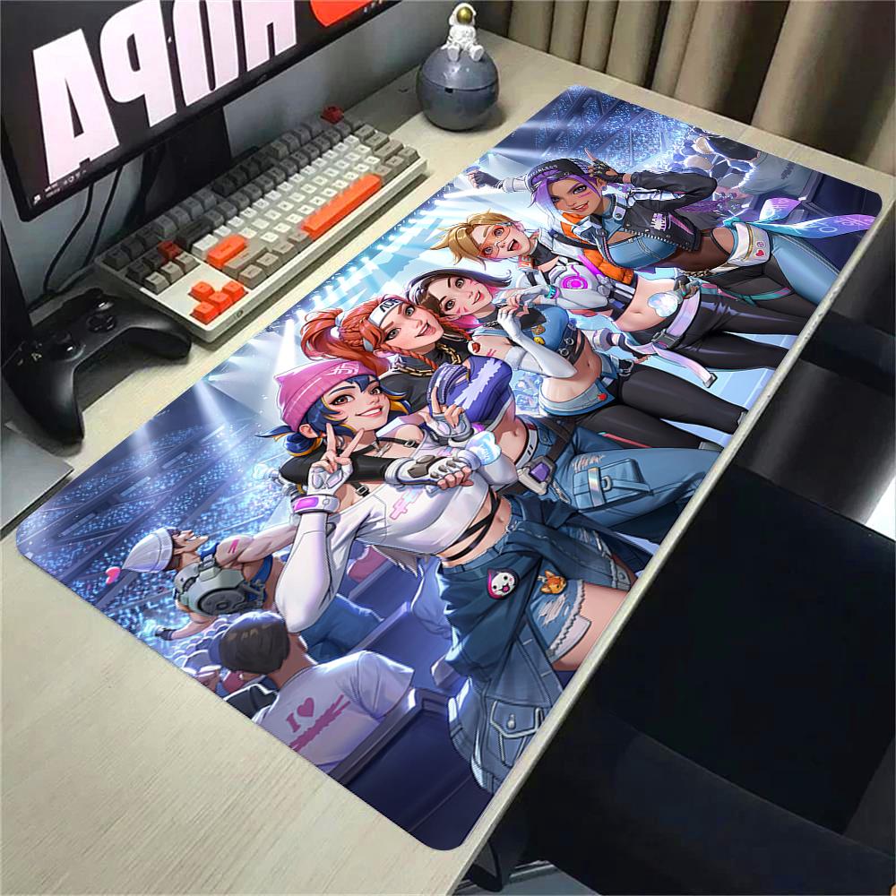 Anime Gaming Girl Overwatch Large Mouse Pad 900x400 Laptop Office Rubber Soft Desk Mat Computer Keyboard Hd Print Mousepad Xxl