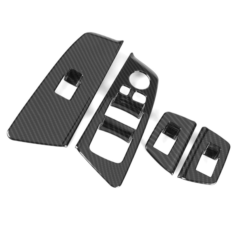 4 шт., накладка на рамку кнопки подъема стеклоподъемника автомобиля для BMW 5 серии G30 2017-2018 (# 2)