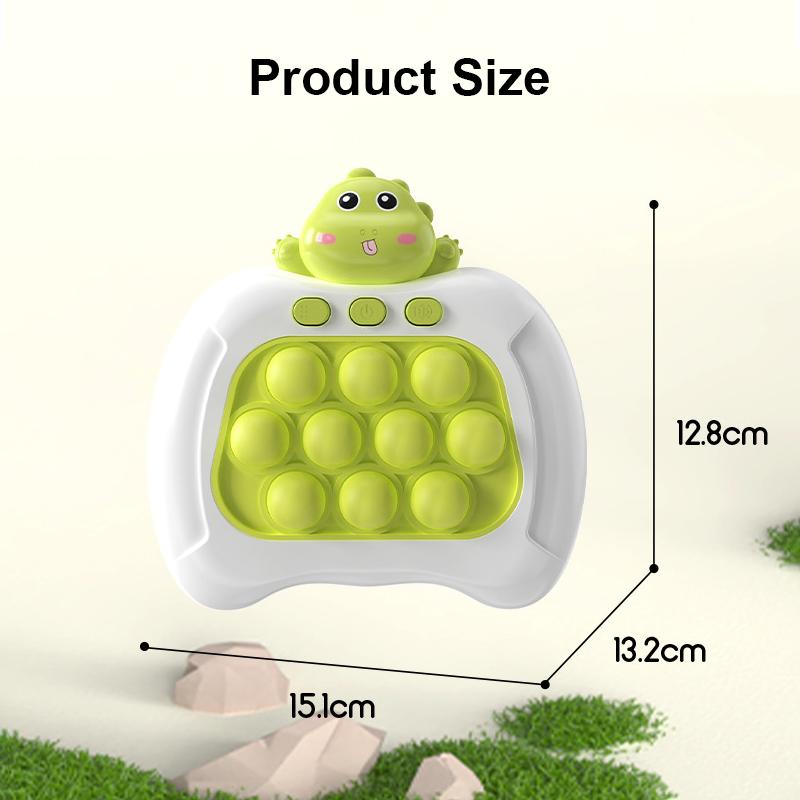 Pop Light Fidget Game Quick Push Bubble Game Handle Toys Антистрессовые игрушки для мальчиков и девочек со светодиодным игровым автоматом Игрушки для снятия стресса