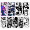 Anime Blue Lock Soft Phone Case For iPhone 16 13 12 11 Pro Max X XR XS 7 Plus 8 + SE 2020 Pattern Customized Cover 15 14 1