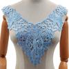 Embroidered Neckline Applique Hollow Out Lace Fabric Neckline Lace Collar Trim Applique for Women DIY