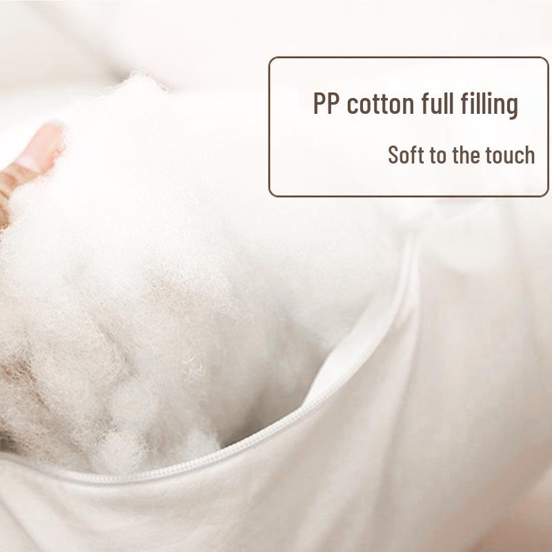 Квадратная белая хлопковая подушка-вставка для дома или отеля