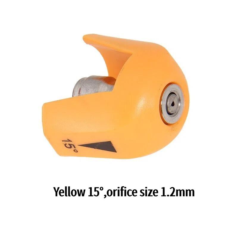 High Pressure Washer Spray Flat Fan Nozzle Tip 1/4" Quick Connect Plug 0 15 25 40 Degree Jet Sprayer Nozzle Car Washer Water Gun
