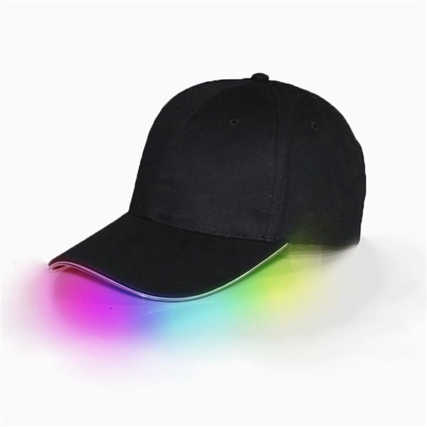 Веселая регулируемая светодиодная подсветка шляпы Fedora, мигающая бейсболка, аксессуары в стиле хип-хоп