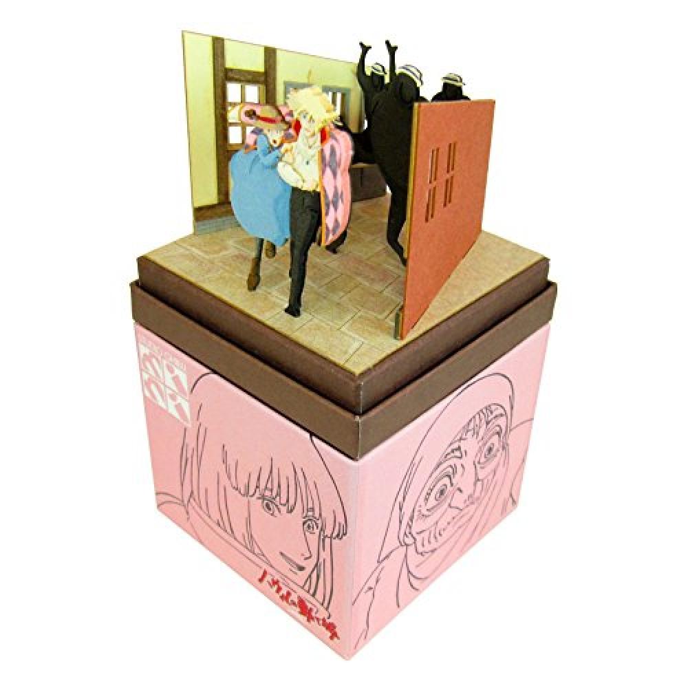 Sankei Studio Ghibli Mini Howl's Moving Castle Escape Howl and Sophie Немасштабная бумажная поделка MP07-32