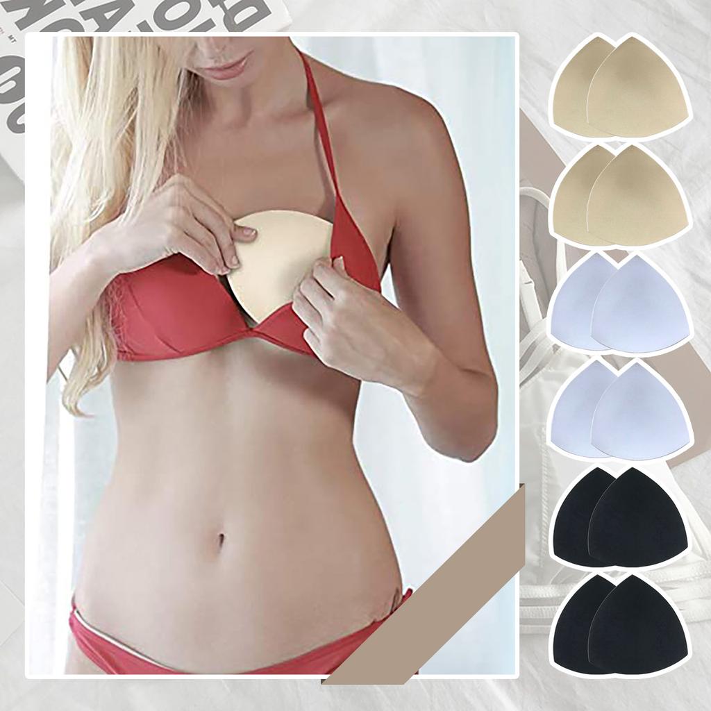 6 пар подушечек для бюстгальтера, треугольные дышащие накладки на грудь, накладки на грудь для нижнего белья, спортивный бюстгальтер