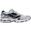 Mizuno Кроссовки Wave Rider 10, Белый/Черный/Серебристый, Размер 26.0 см, 2E