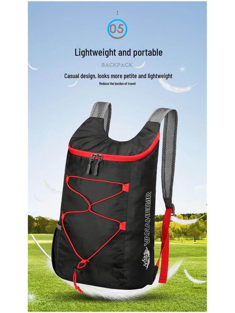 Ultra-Light Waterproof Travel & Sports Backpack with Portable Folding Design