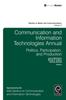 The Communication and Information Technologies Annual Book