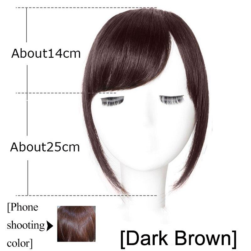 Black Brown Hair Bangs Clip In Bangs Front Fringe Hair Women Clip In Hair Extension Hair Accessories