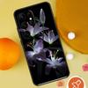 Чехол с цветами лилии для Samsung Galaxy S25 Ultra S24 S23 S22 S21 Ultra S9 S10 S20 Plus S24 FE Funda Cover