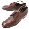 70s? Europe Vintage ABL Sir 80 Service Shoes Leather Plain Toe 44 / 27.0-28.0 Brown(USED)