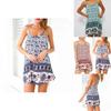 Elegant Women Summer Sleeveless Spaghetti Strap Evening Cocktail Beach Mini Dress
