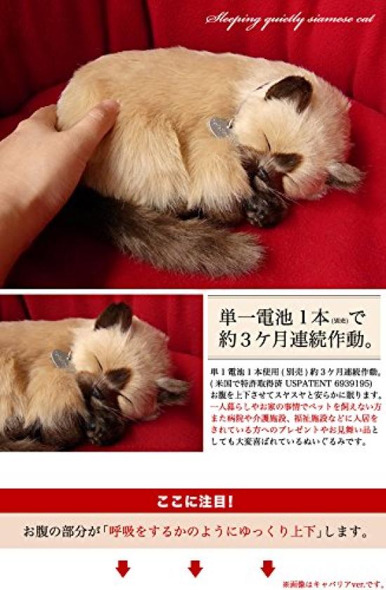 Нинниан и Кино Идеальный питомец Сиамская кошка Плюшевая Идеально милая Кошка Мягкая игрушка (Маленький) Игрушка, реалистичная, живая, животное, успокаивающая, трогательная, подарок.