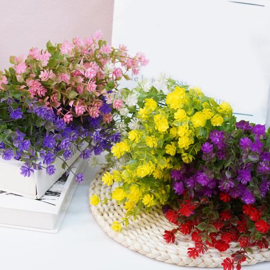 2 шт. наружные искусственные цветы реалистичные устойчивые к ультрафиолетовому излучению искусственные растения искусственные цветы