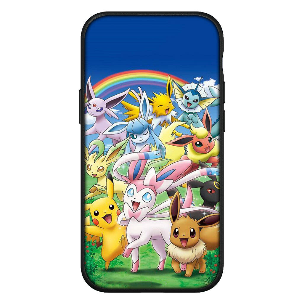 Чехол для iPhone 17 16 15 Xiaomi Poco Redmi Note 14 13 12 11 Pro Max Samsung Galaxy S25 S24 S23 OPPO Huawei Аниме Pokemon GO Пикачу Милый Чехол для Телефона