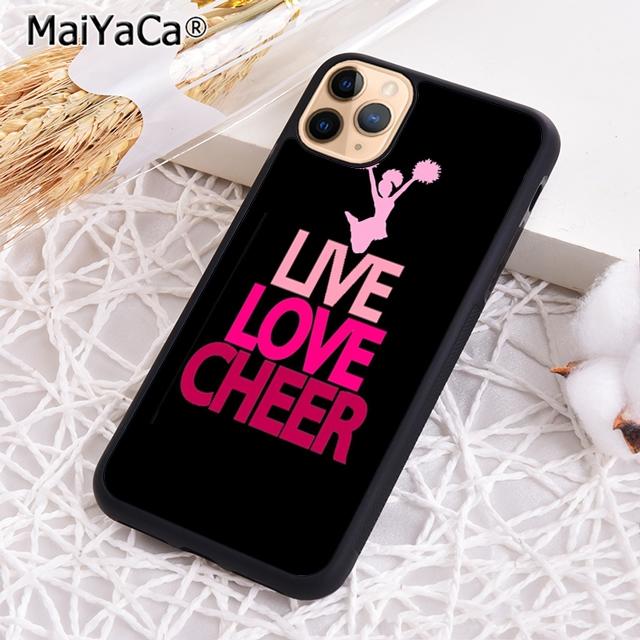 MaiYaCa Cheerleader Cheer Pink Quote Phone Case For iPhone 17 Air 16 16e 15 plus 11 12 13 14 pro max shell coque