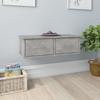 Wall Drawer Rack, Living Room Hanging TV Cabinet, Wall Decorative Storage Shelf, 60x26x18.5 Cm