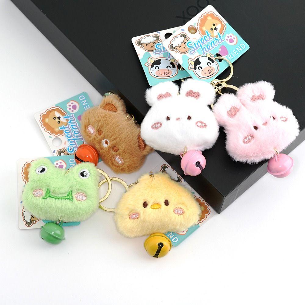 Plush Animal Frog Plush Bag Pendant Bunny Cartoon Plush Keychain  Backpack Pendant