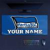 Custom Name,Hertha BSC Mouse Pad, Large Gaming Desk Mat, Non-slip XXL Mousepad for Laptop & Tablet, Mini PC Playmat with Stitched Edges