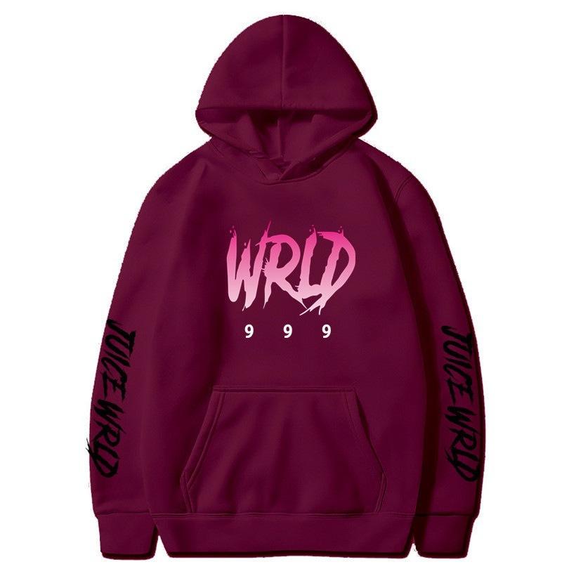 Новый горячий свитер singer juice wrld принт уличный популярный мужской и женский осенне-зимний худи