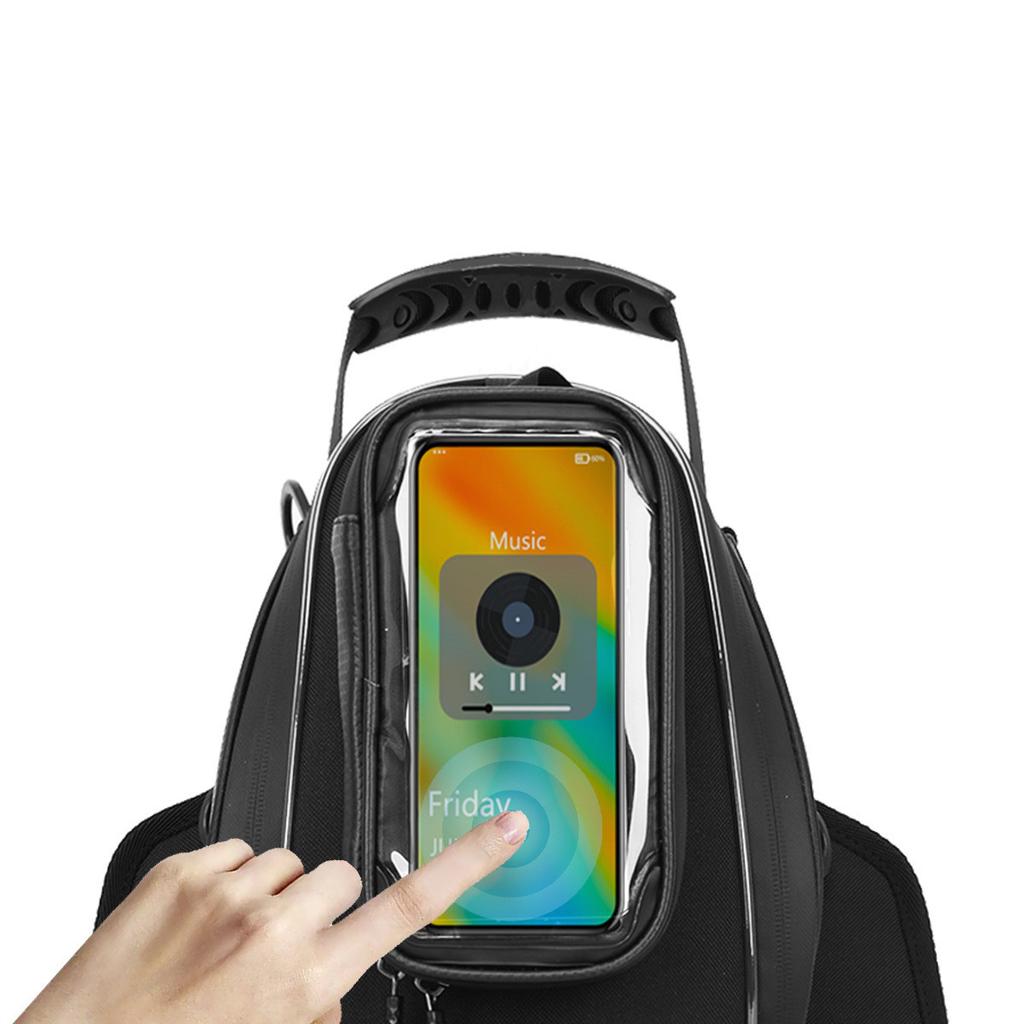 Сумка на бак для багажа, сенсорный держатель для телефона, сумка для хранения на раме мотоцикла, быстросъемная сумка, аксессуары для верховой езды