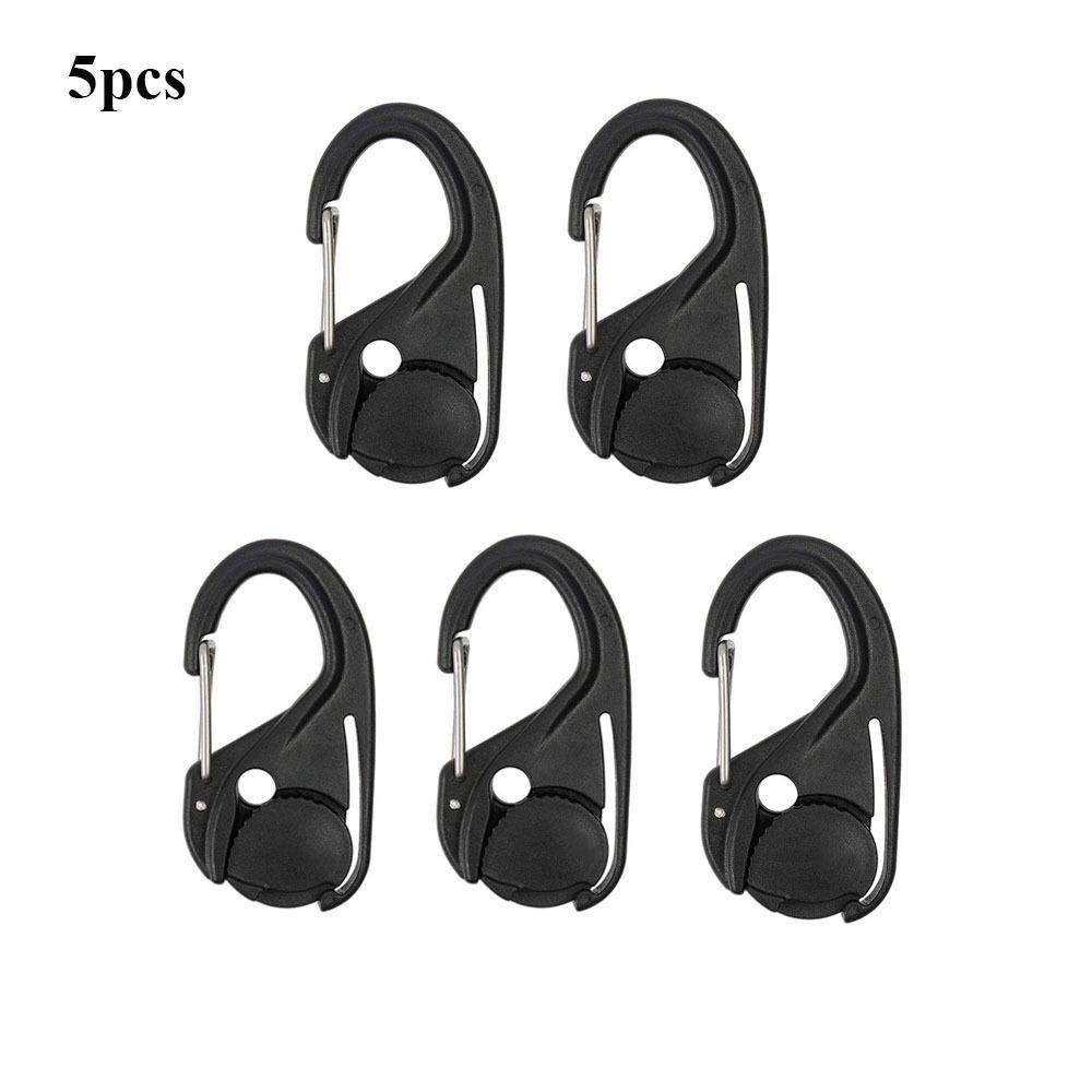 1/2/5pcs Without Knotting Rope Tightener 66*34mm Hanging Rope Hook  Outdoor Tools