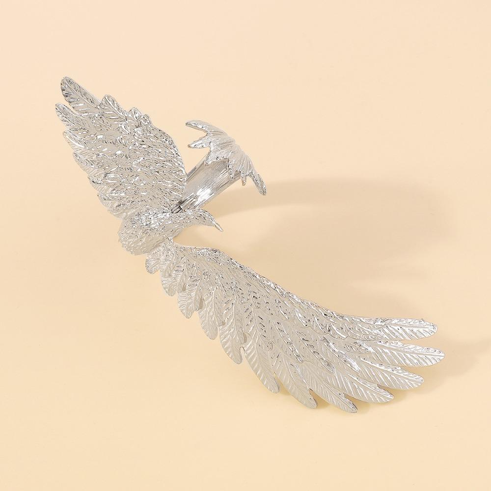Винтажный цинковый сплав Открывающийся браслет Крыло орла Преувеличенный браслет с животным Феникс Браслеты Ювелирное украшение в подарок