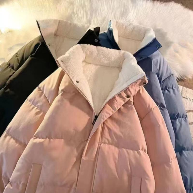 Winter Thickened Cotton Coat Women's Fashionable Women's Clothing 2024 Winter New Warm Cotton Coat With Velvet Lining