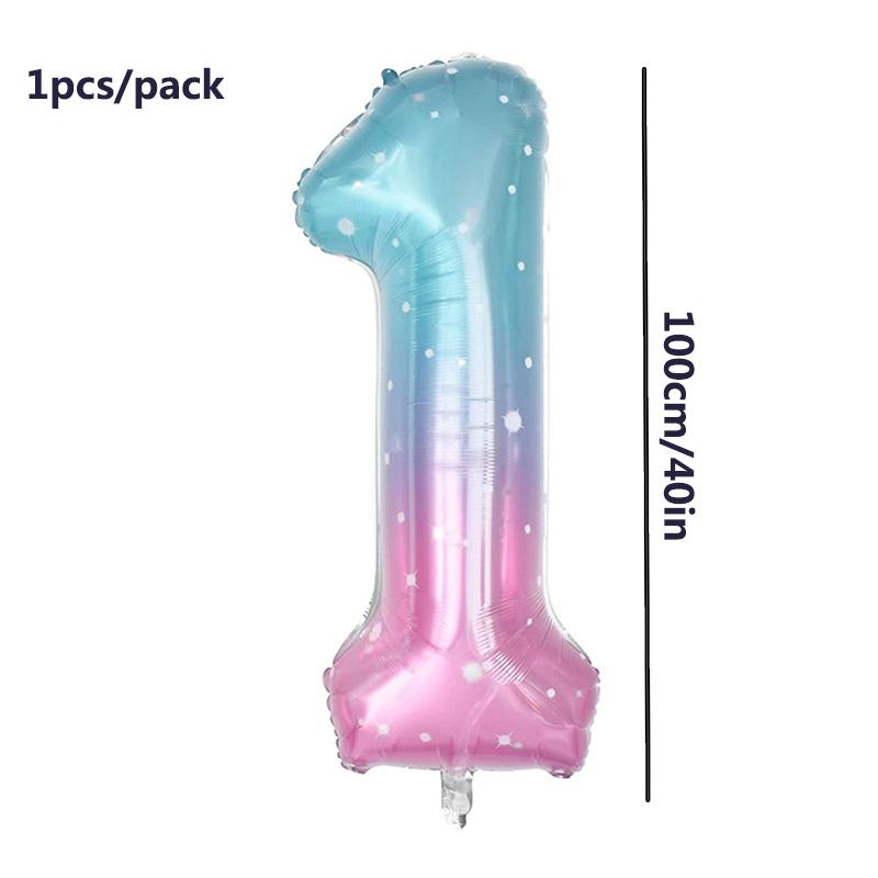 1 шт./пакет, 40-дюймовый высококачественный двухцветный градиентный кристалл со звездным небом, цифровой воздушный шар