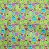 Cotton Flex Light Green Fabric Abstracts Fabric For Sewing Printed Craft Fabric By The Yard 40 Inch