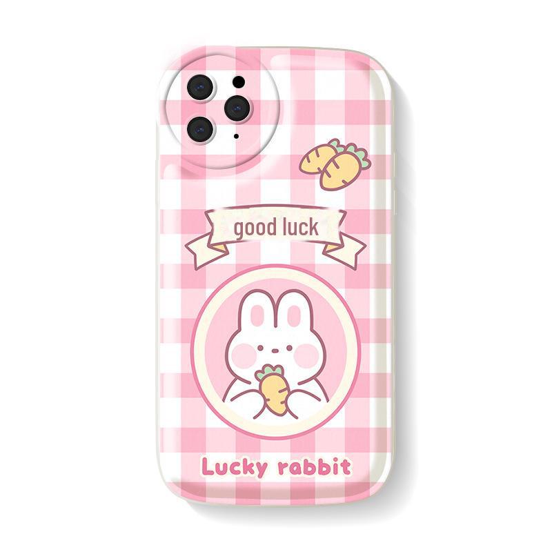 Чехол Zhitai Rabbit для iPhone 15 Pro, совместимый с iPhone 14/Huawei P40 — новый мультяшный дизайн с воздушной подушкой