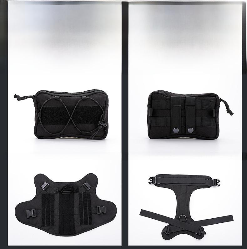 1000D Тактический жилет для собак MOLLE для прогулок и тренировок